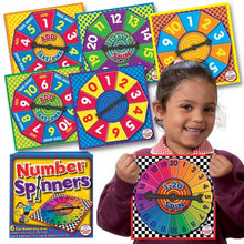 Number Spinners Set of 6