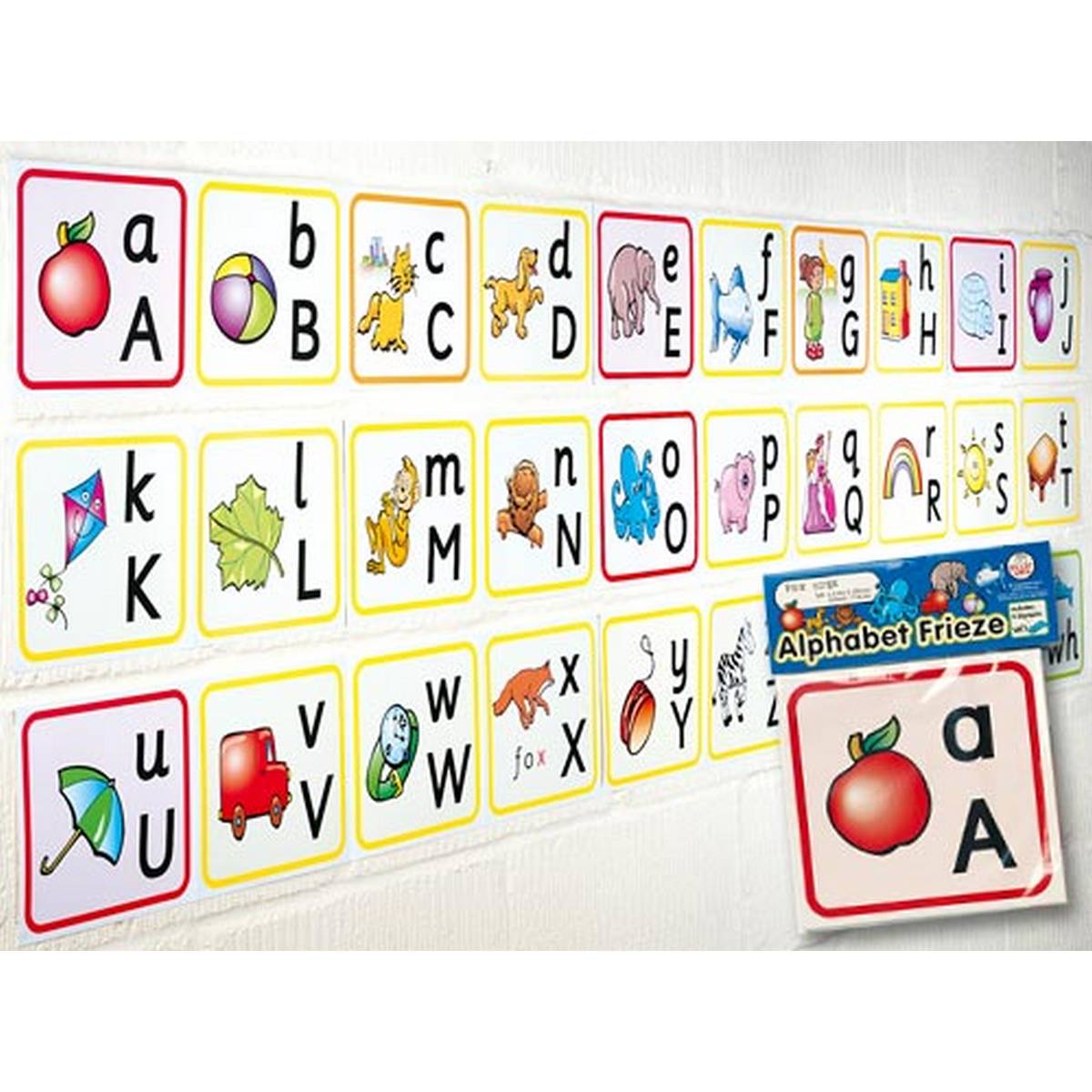 Alphabet Frieze - Cursive Script