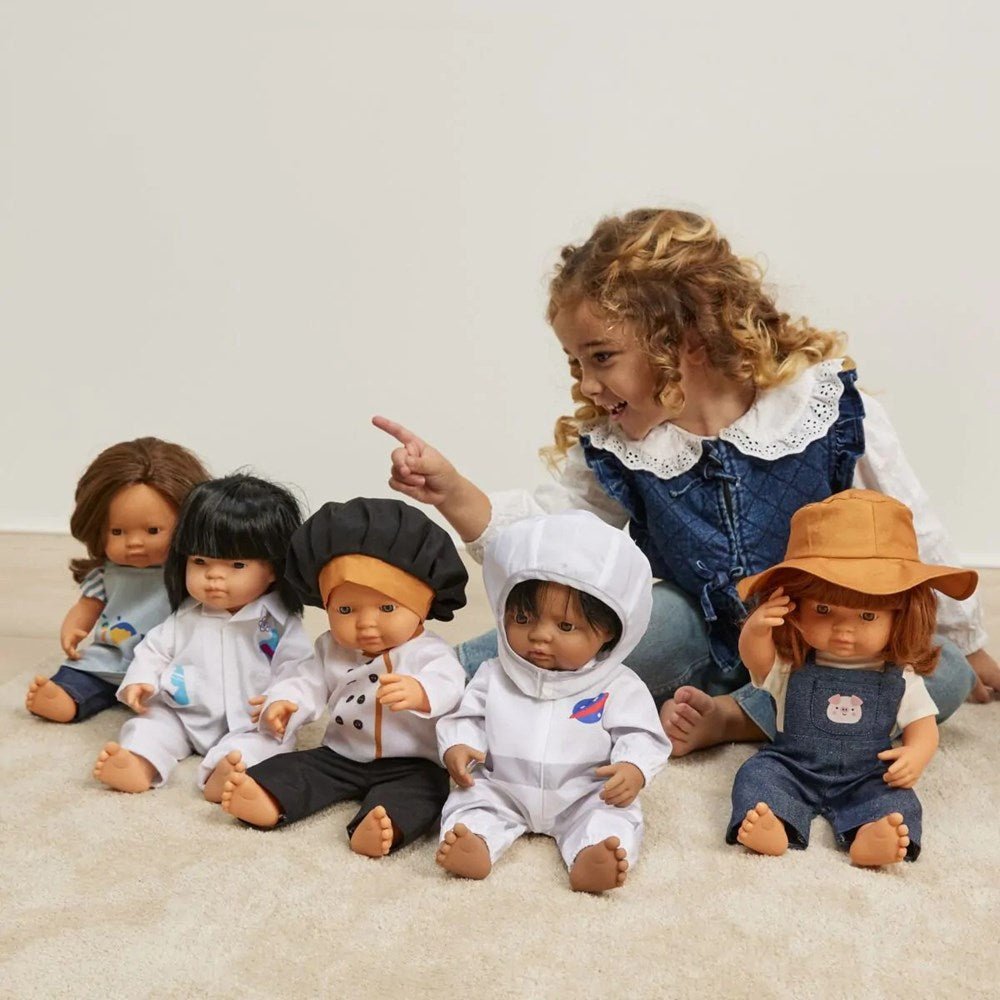 Professional Clothing Sets for 38cm Dolls - Set of 6 - ABC School Supplies