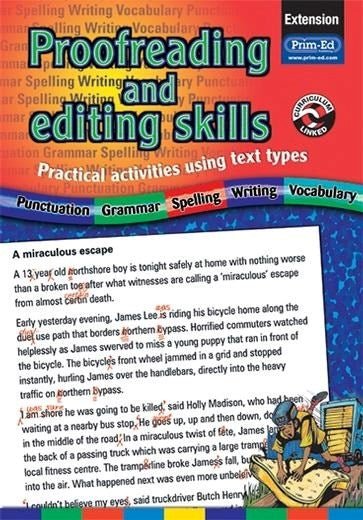 Proofreading And Editing Skills Extension - ABC School Supplies