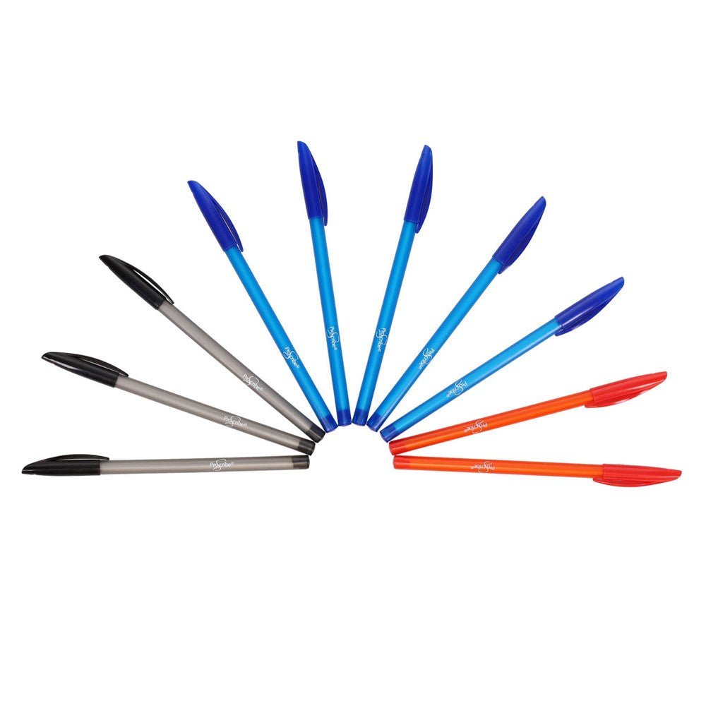 ProScribe Ballpoint Pens Assorted Pack of 10 - ABC School Supplies