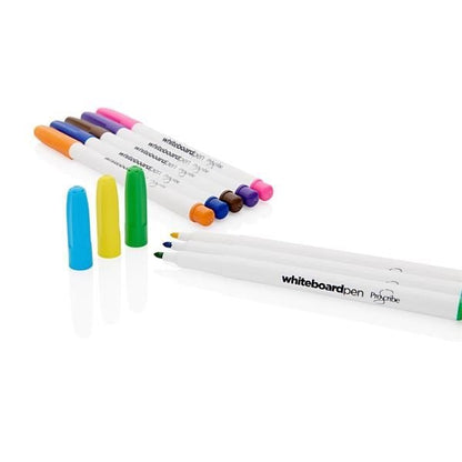 ProScribe Dry Wipe Whiteboard Marker Asst Colours Pack Of 8 - ABC School Supplies
