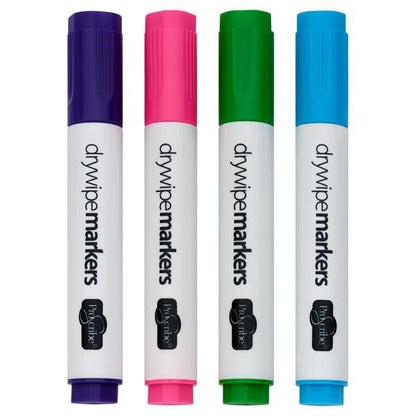 ProScribe Dry Wipe Whiteboard Markers Pack Of 4 - ABC School Supplies