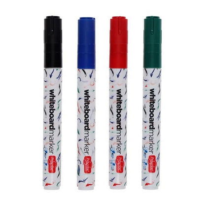 ProScribe Drywipe Whiteboard Markers Asstd Colours Value Pack Of 24 - ABC School Supplies