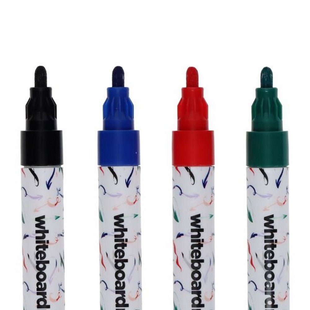 ProScribe Drywipe Whiteboard Markers Asstd Colours Value Pack Of 24 - ABC School Supplies