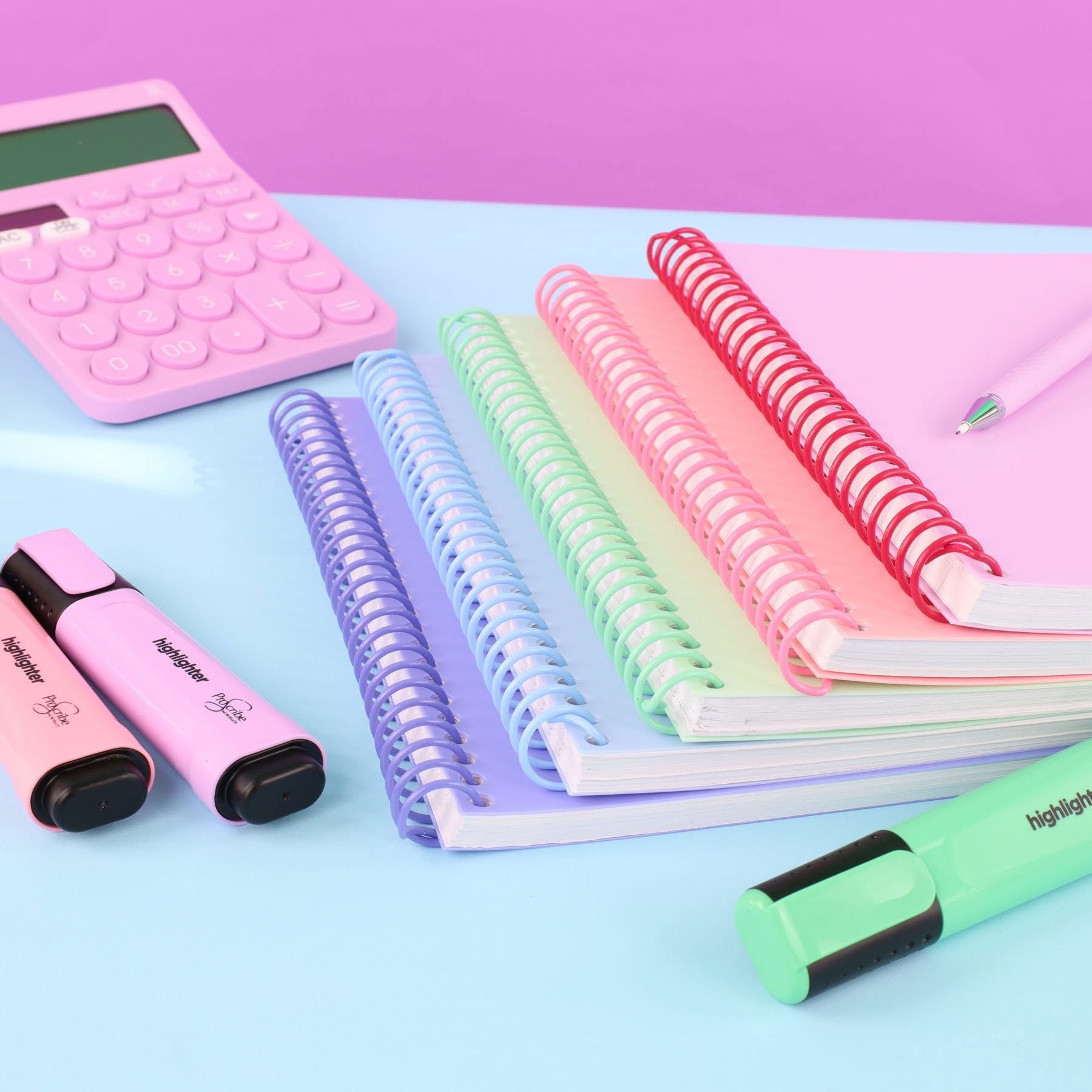 ProScribe Pastel Highlighters Pack of 5 - ABC School Supplies