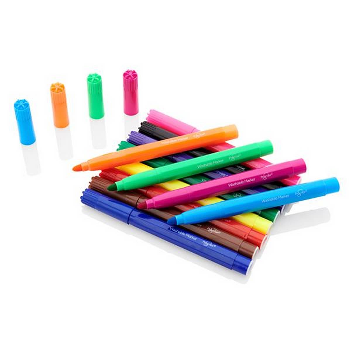 ProScribe Pkt.12 Washable Jumbo Markers - ABC School Supplies