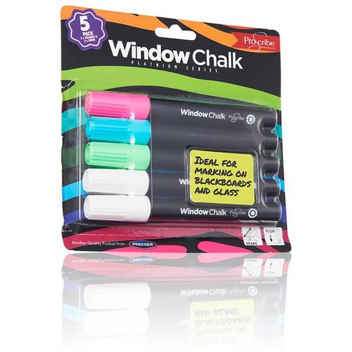 ProScribe Tuff Tray Chalk Markers Pack Of 5 - ABC School Supplies
