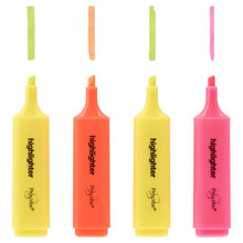 ProScribe Wallet of 4 Assorted Highlighters - ABC School Supplies