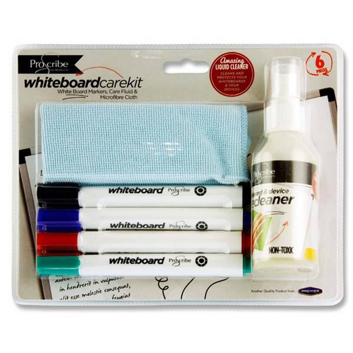 **ProScribe Whiteboard Marker Care Kit 6Pce - ABC School Supplies