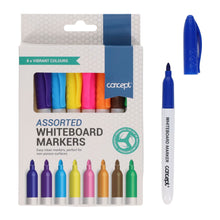 ProScribe Whiteboard Markers - Assorted Colours Pack of 8 - ABC School Supplies
