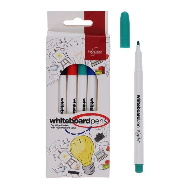 ProScribe Whiteboard Pens Asstd Pack of 6 - ABC School Supplies