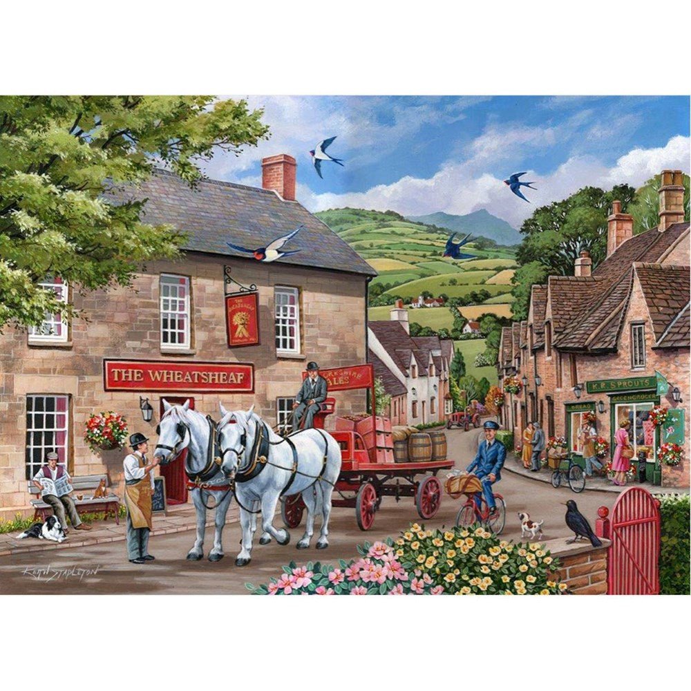 Pulling Their Weight - BIG 500 Piece Jigsaw Puzzle - ABC School Supplies