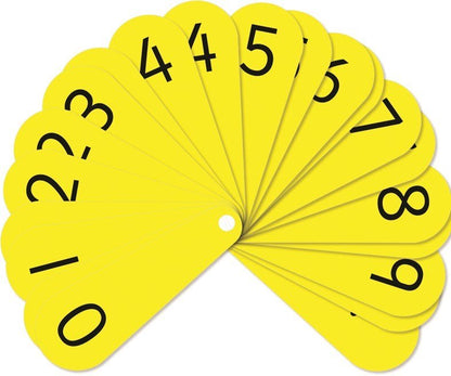 Pupil Number Fans - Pack Of 30 - ABC School Supplies