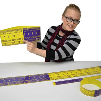 **Pupils Elapsed Time Ruler (Group Pack Of 6) - ABC School Supplies
