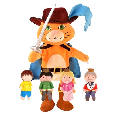 Puss In Boots Hand/Finger Puppets - ABC School Supplies