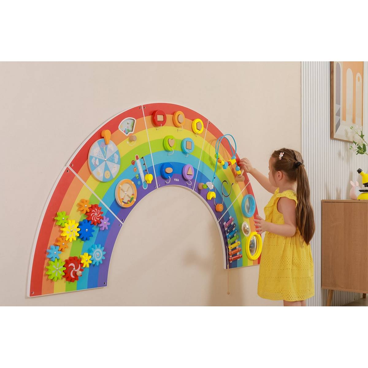 Rainbow Activity Wall Panels - ABC School Supplies