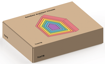 Rainbow Architect Houses - ABC School Supplies