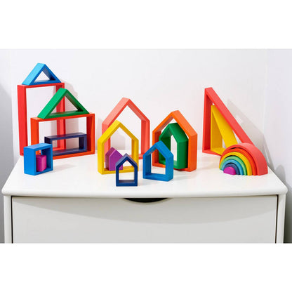 Rainbow Architect Houses - ABC School Supplies