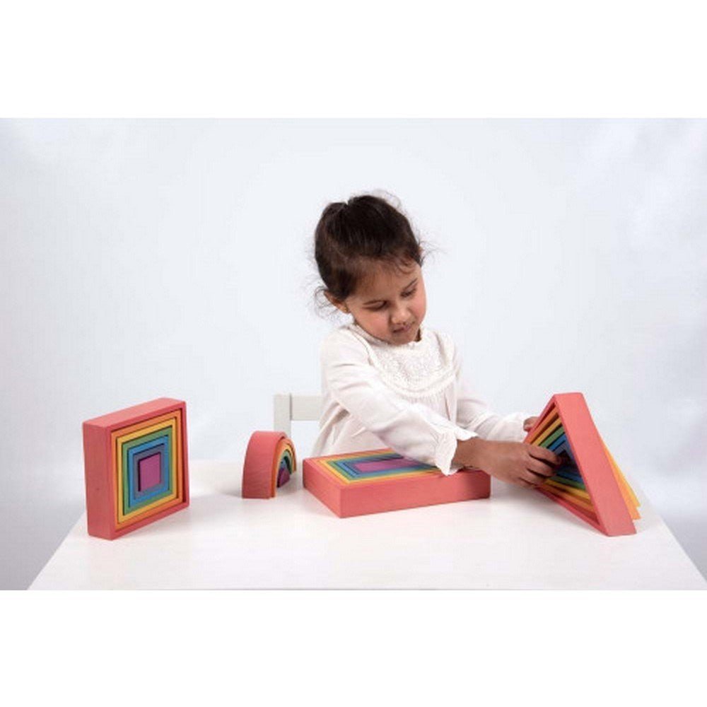 Rainbow Architect Triangles - ABC School Supplies