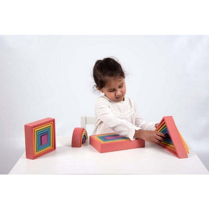 Rainbow Architect Triangles - ABC School Supplies