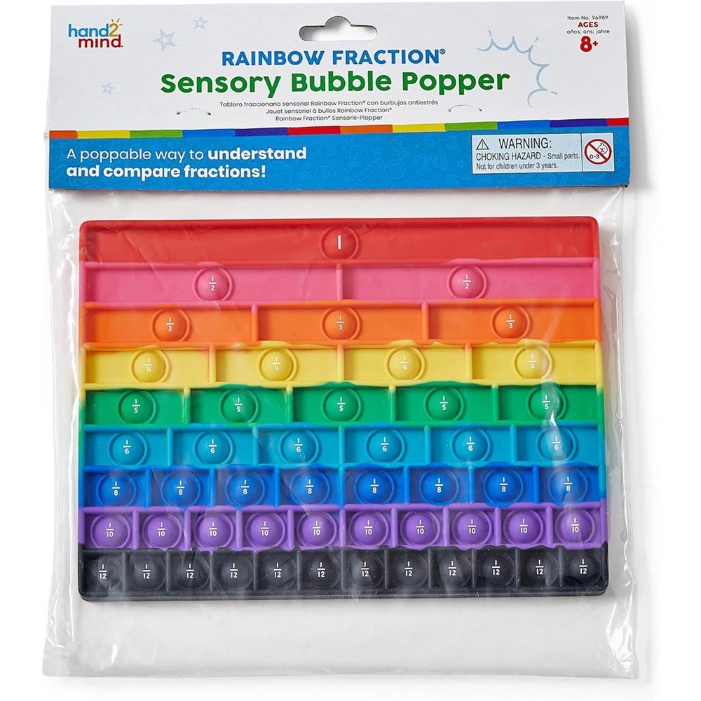 Rainbow Fraction® Sensory Bubble Popper - ABC School Supplies