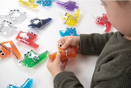 **Rainbow Gel Alpha Boats - Pk26 - ABC School Supplies