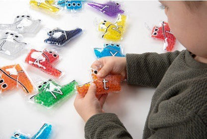 **Rainbow Gel Alpha Boats - Pk26 - ABC School Supplies
