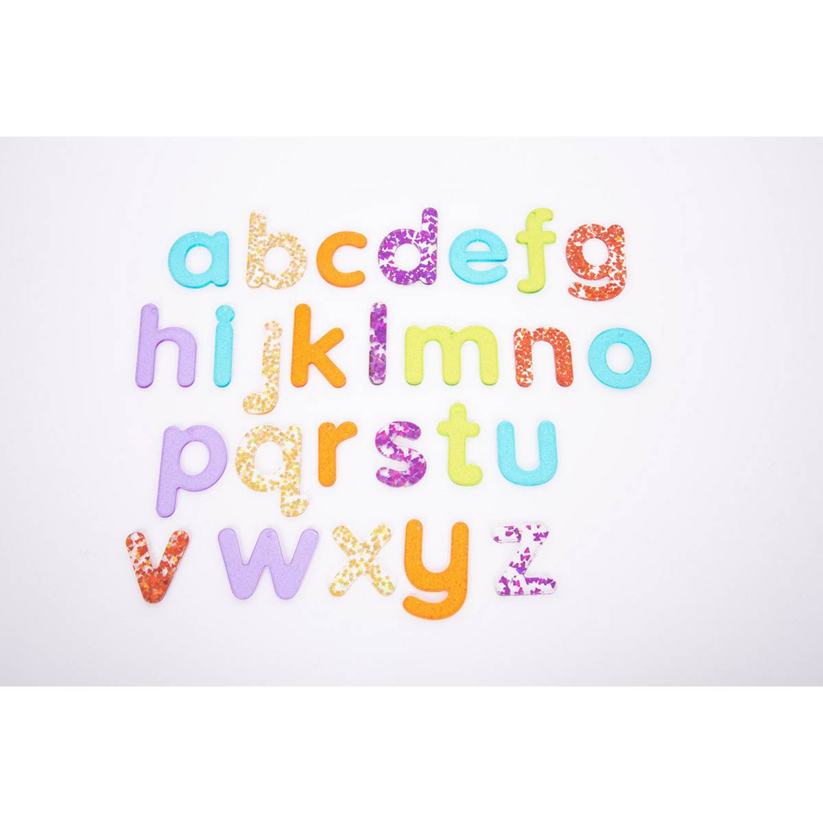 Rainbow Glitter Letters - ABC School Supplies