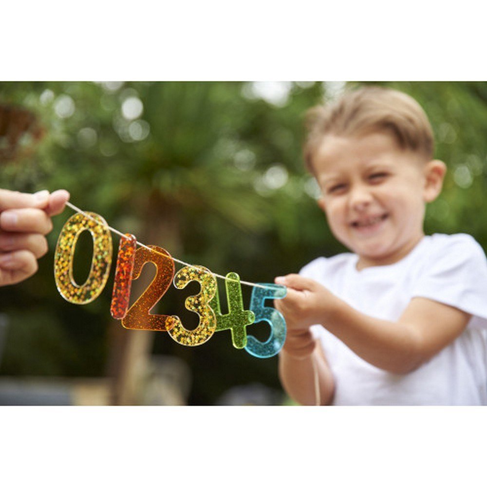 Rainbow Glitter Numbers - ABC School Supplies
