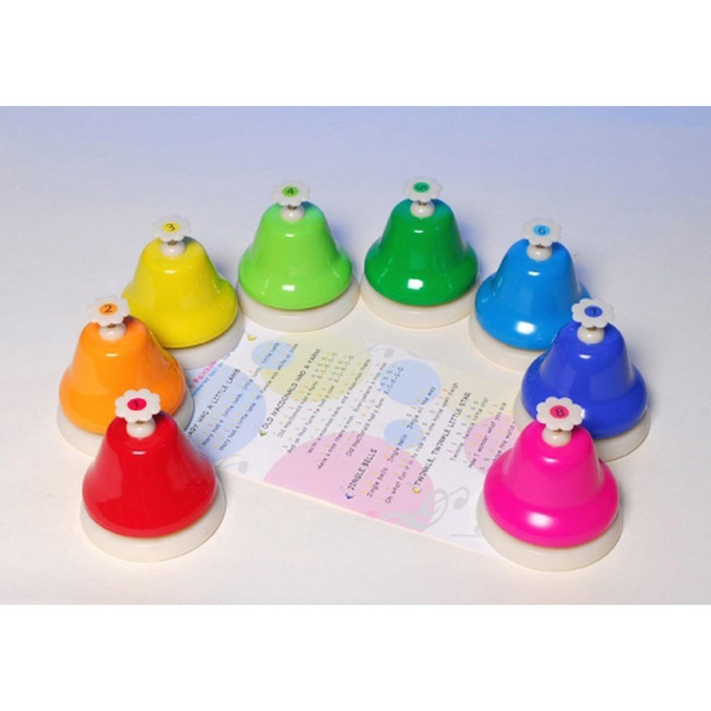 Rainbow Musical Desk Bells - Large - ABC School Supplies
