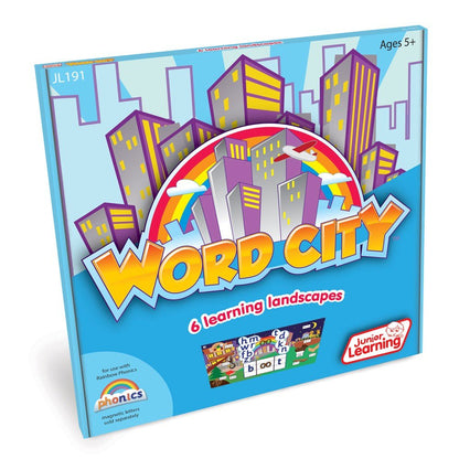 Rainbow Phonics Word City Landscapes - ABC School Supplies