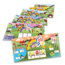 Rainbow Phonics Word Farm Landscapes - ABC School Supplies