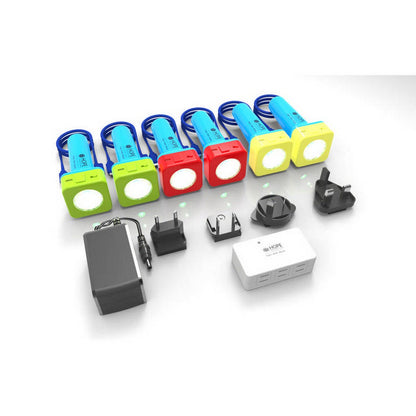 Rainbow Rechargeable Torch P 6 - ABC School Supplies