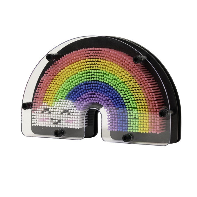 **Rainbow Shaped Pin Art - ABC School Supplies