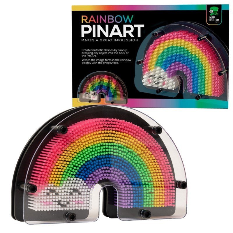 **Rainbow Shaped Pin Art - ABC School Supplies