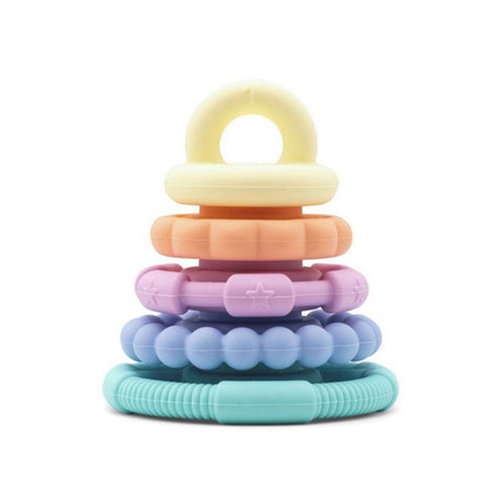 Rainbow Stacker & Teether - Pastel - ABC School Supplies