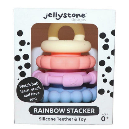 Rainbow Stacker & Teether - Pastel - ABC School Supplies