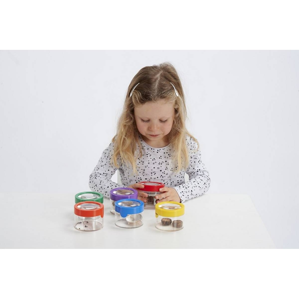 **Rainbow Viewers Pack Of 6 - ABC School Supplies