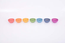 Rainbow Wooden Bowls - ABC School Supplies