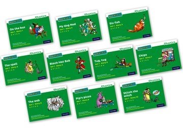 Read Write Inc. Phonics: Green Set 1 Storybooks Mixed Pack Of 10 - ABC School Supplies