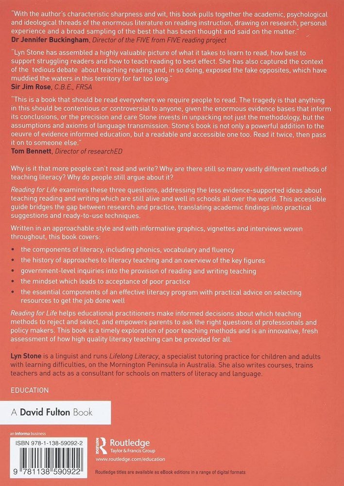Reading For Life: High Quality Literacy Instruction For All By Lyn Stone - ABC School Supplies