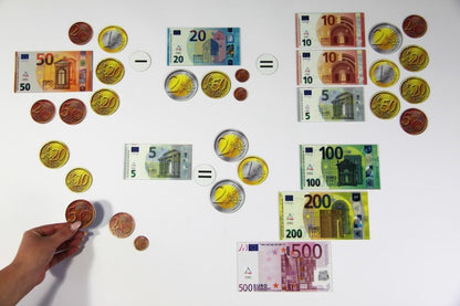 Magnetic Euro Money Set (100Pcs)