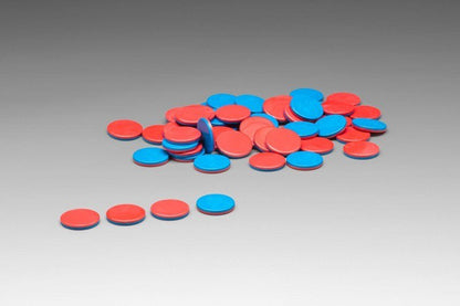 Red and Blue Counter Pack of 50 - ABC School Supplies