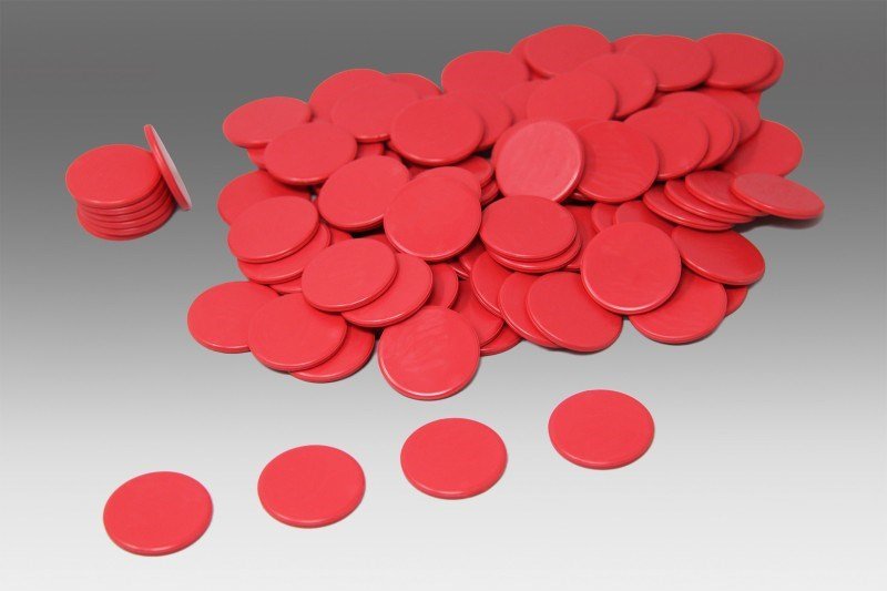 Wissner Red Counters Pack Of 100 – ABC School Supplies