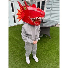 Red Dragon 3D Mask Card Craft - ABC School Supplies
