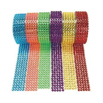 Rhinestone Tape - Pack of 6 - ABC School Supplies