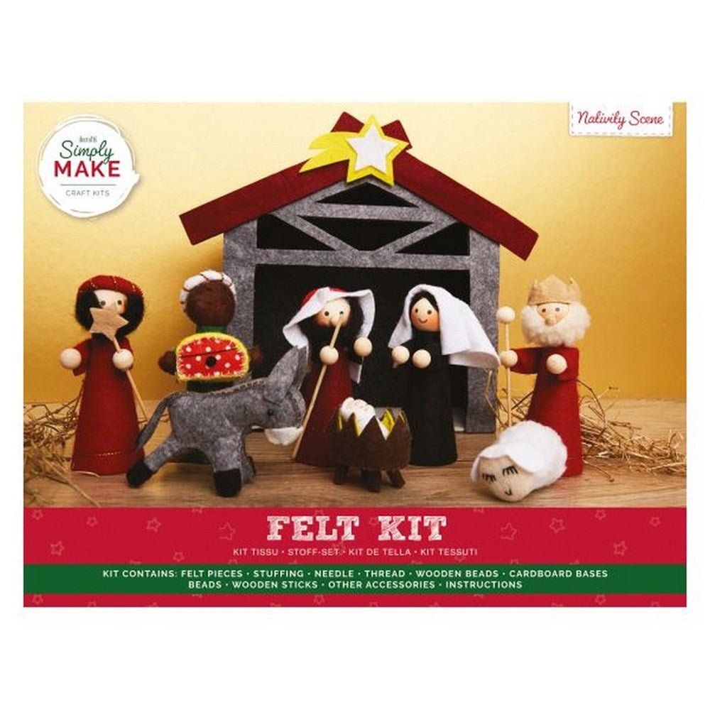 RHSSimply Make Felt Kit Nativity - ABC School Supplies