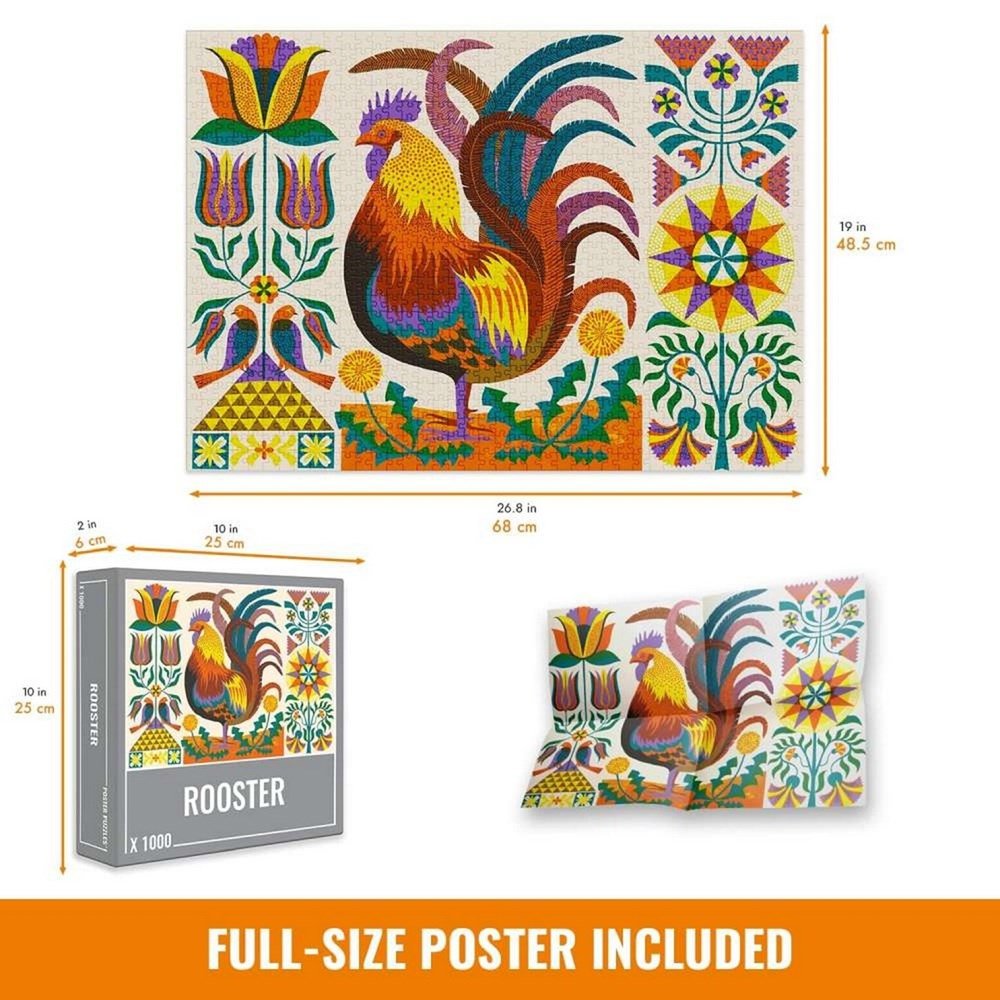Rooster Jigsaw Puzzle (1000 Pieces) - ABC School Supplies