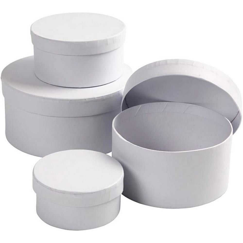 Round Boxes - ABC School Supplies